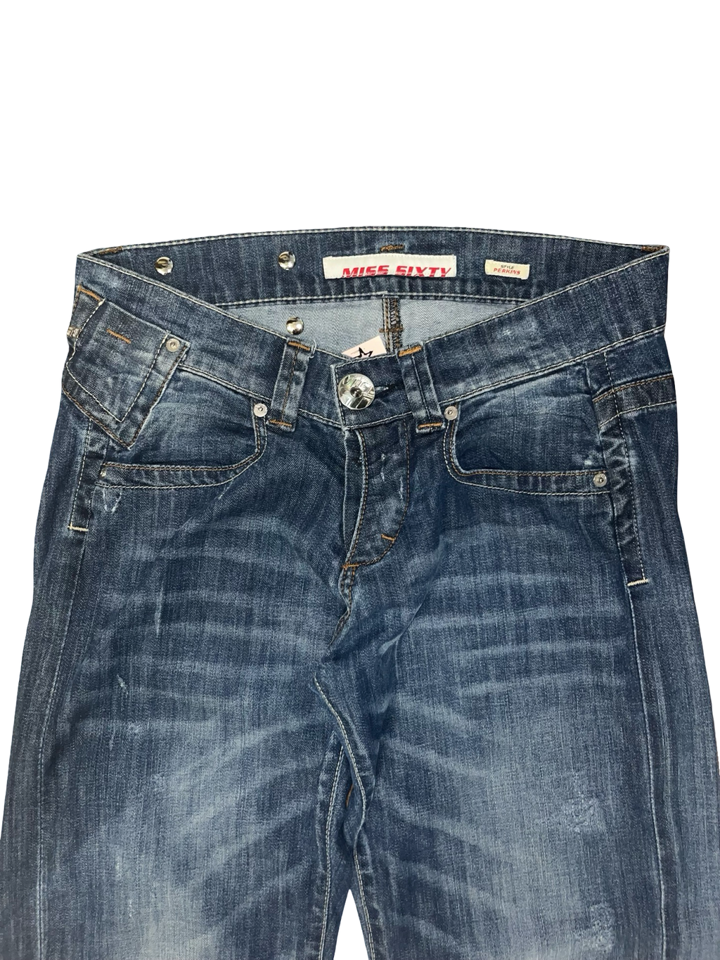 Miss Sixty Vintage Y2K Low Rise Wide Leg Jeans W32/L28