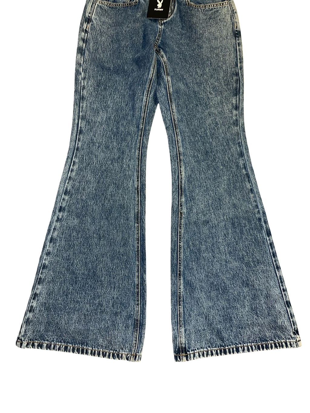 Playboy low-rise flare denim jeans Y2K | Uk8