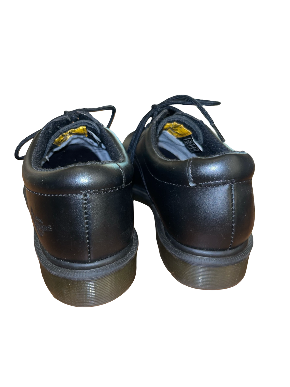 Dr. Martens Industrial Black Leather 3 Eye Shoes UK 6