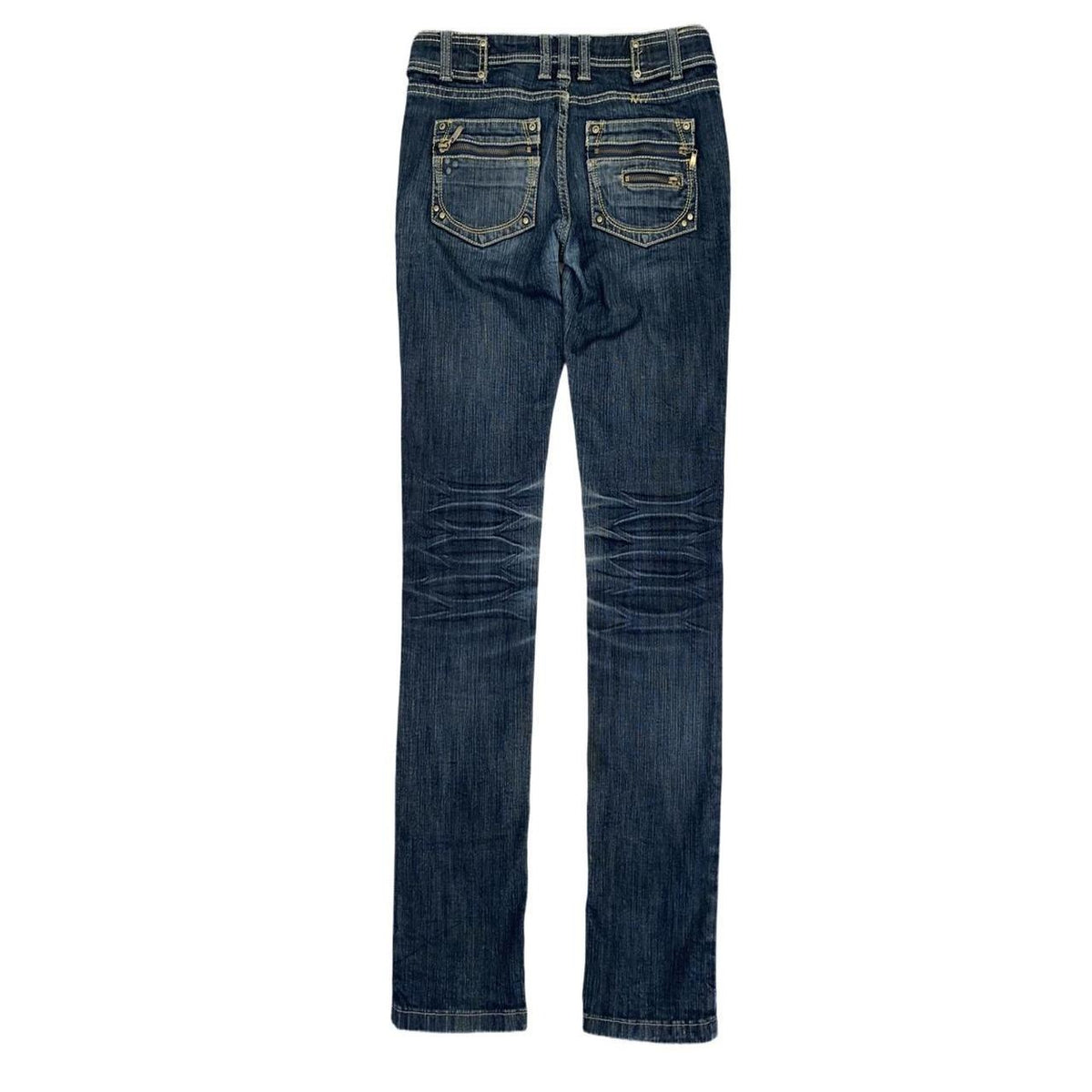 Parisian dark blue 2000’s jeans uk10