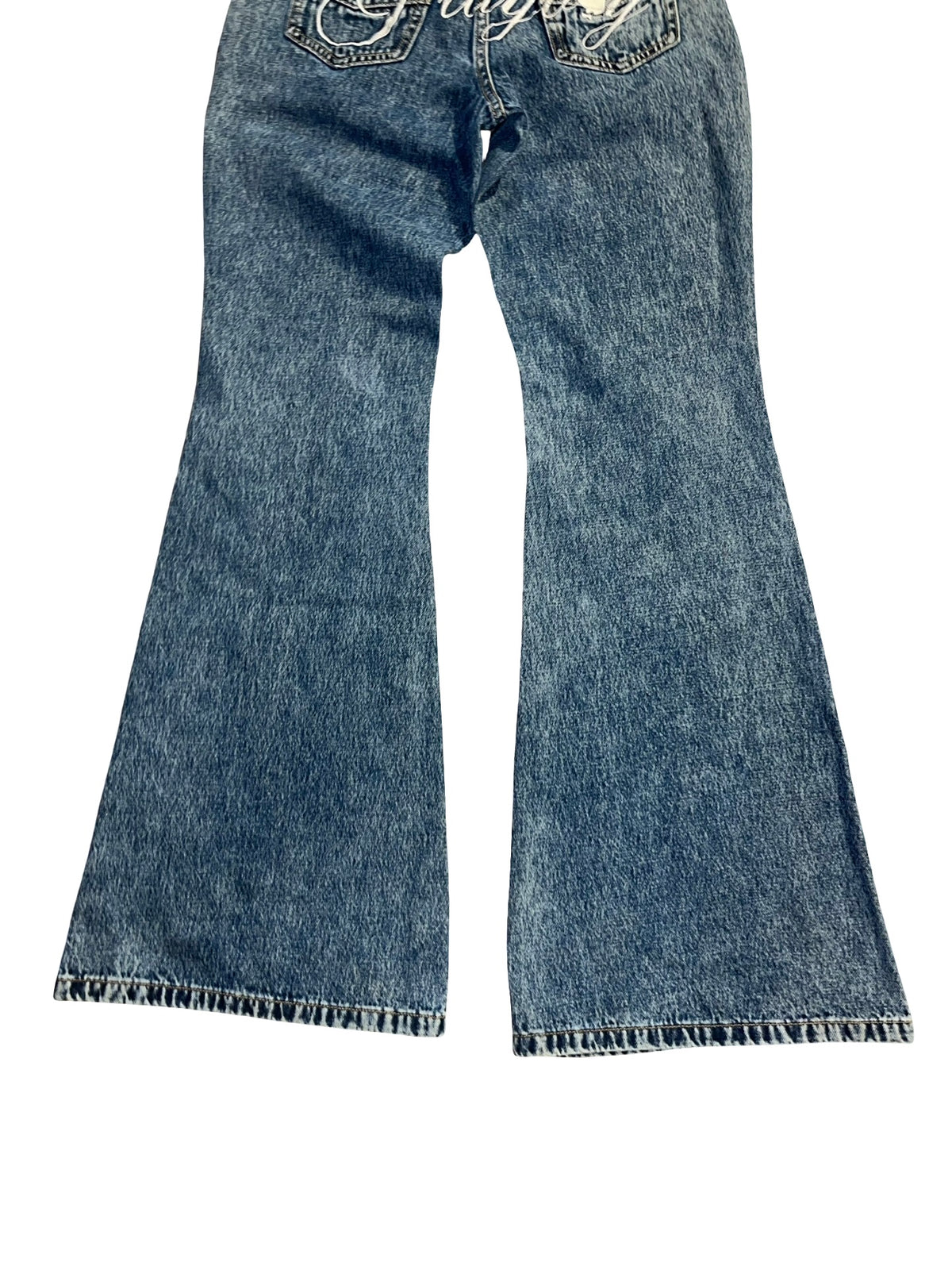 Playboy low-rise flare denim jeans Y2K | Uk8