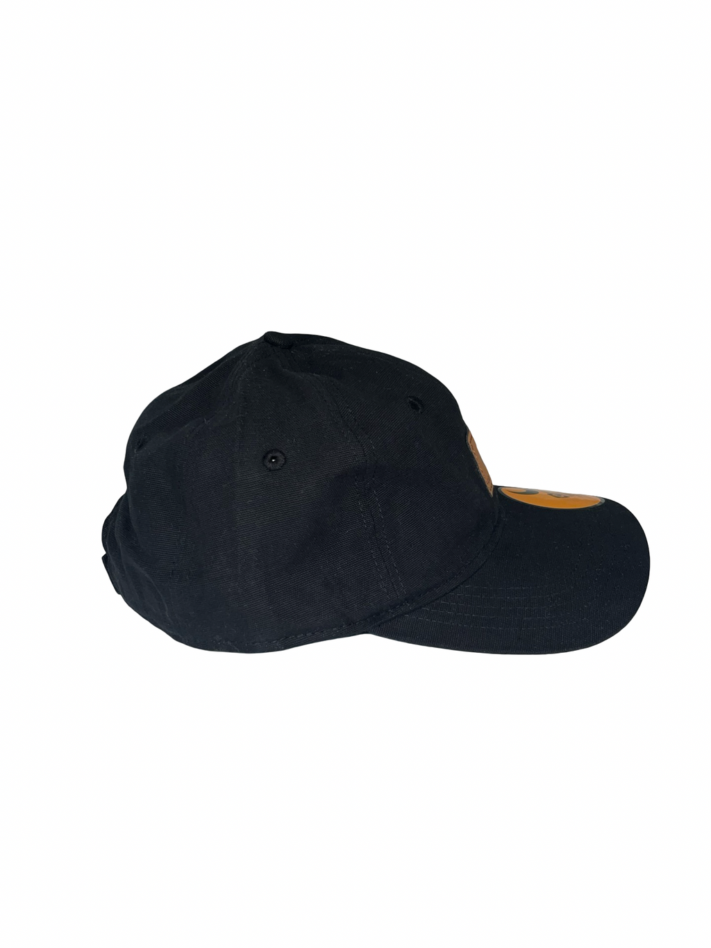 Carhartt Force Canvas Cap | Black | Leather Logo Patch