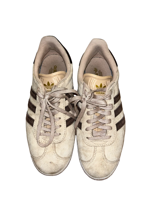 Adidas Gazelle Beige Brown Suede Trainers UK 6