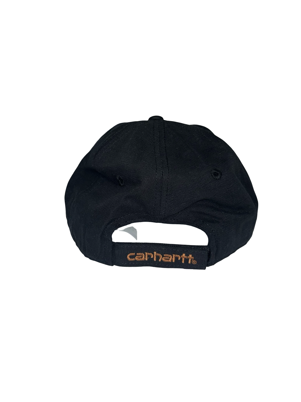 Carhartt Force Canvas Cap | Black | Leather Logo Patch