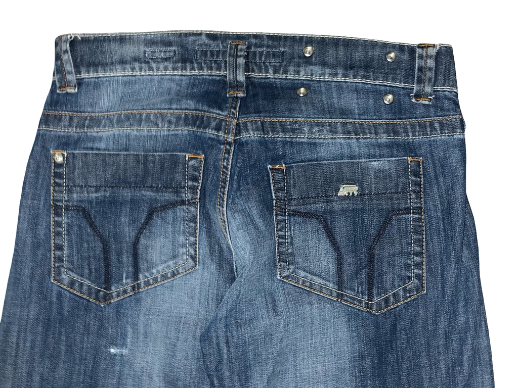 Miss Sixty Vintage Y2K Low Rise Wide Leg Jeans W32/L28
