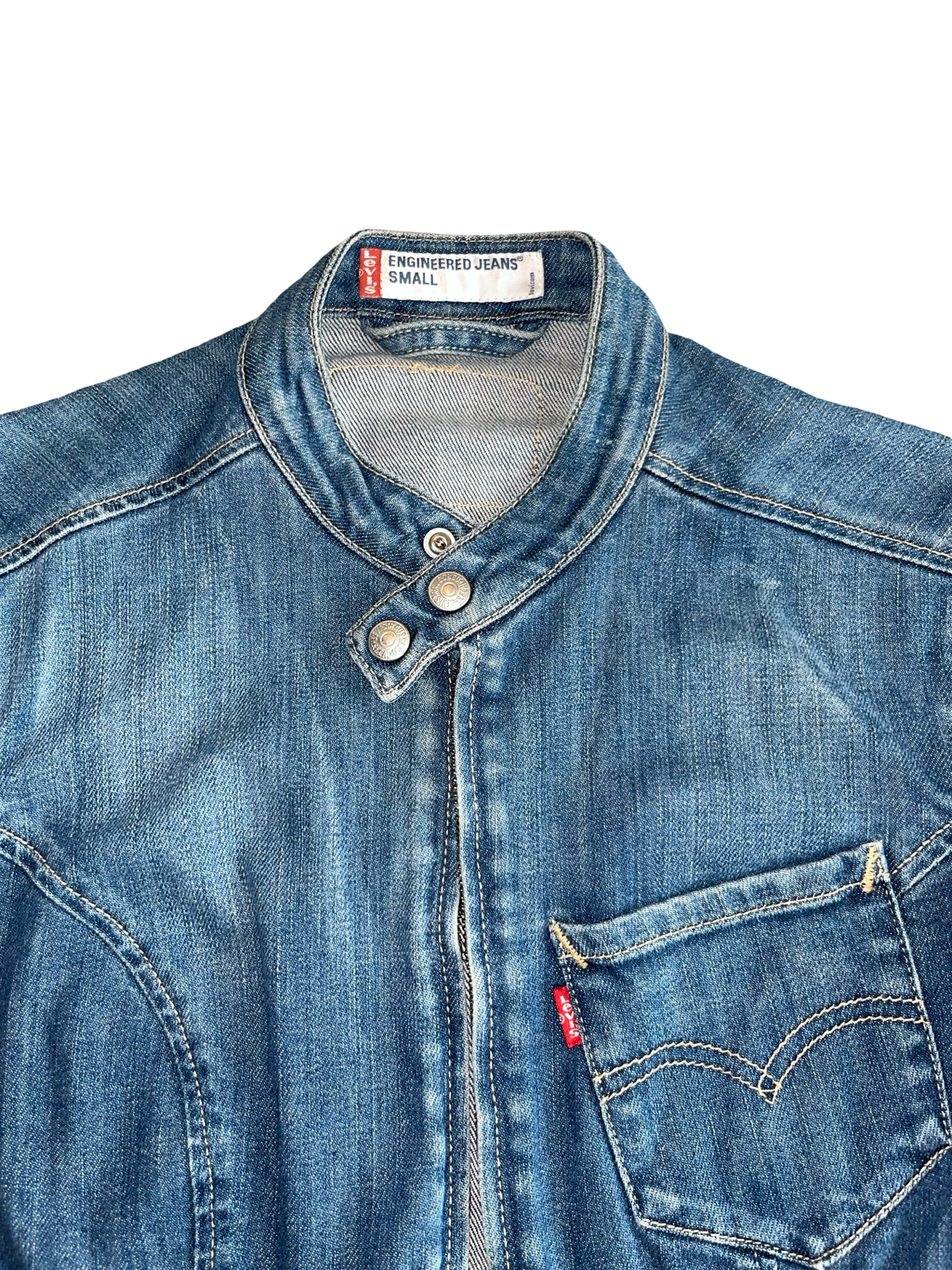 Vintage Levi’s Engineered Jeans Denim Jacket Size Small Y2K
