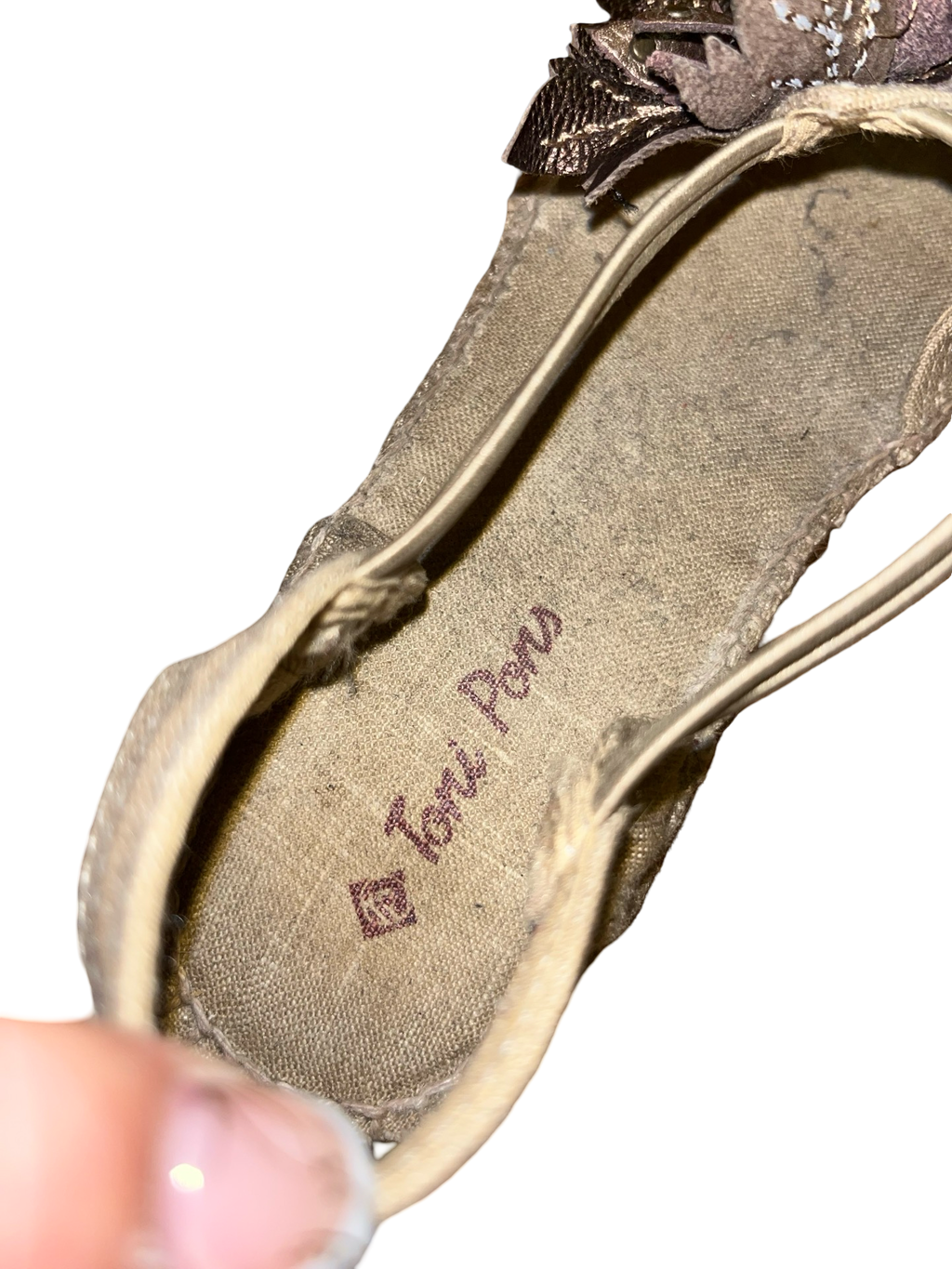 Vintage Toni Pons Floral Espadrille Wedge Sandals uk5 Y2K