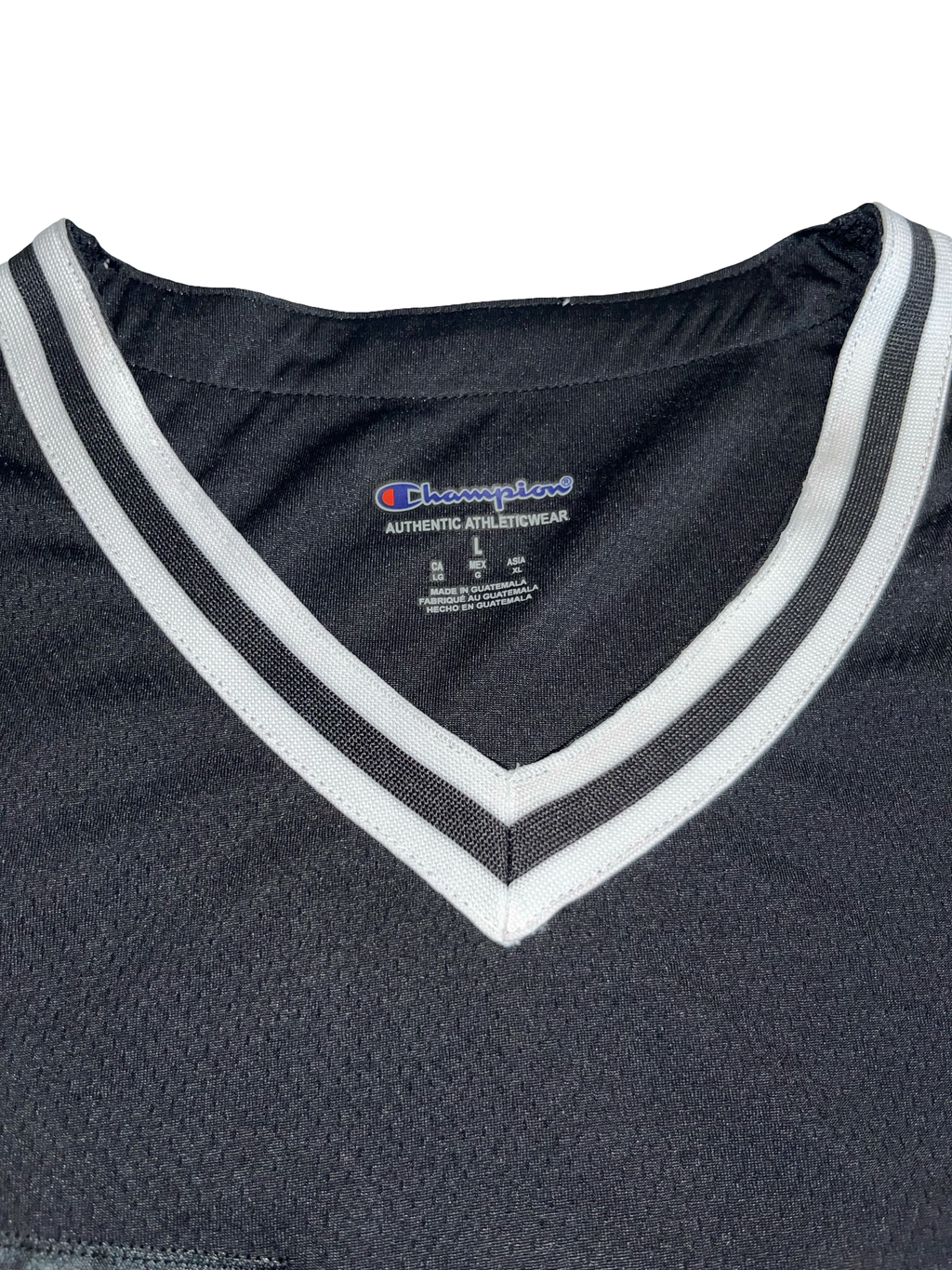 Champion HSR Wildcats Baseball Jersey Black Red | Size L