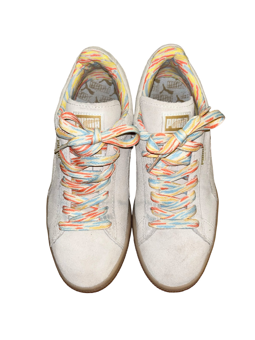 Puma Suede Cream y2k Trainers UK 6