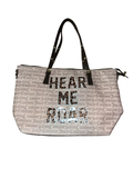 Juicy Couture Y2K “Hear Me Roar” Leopard Print Tote Bag