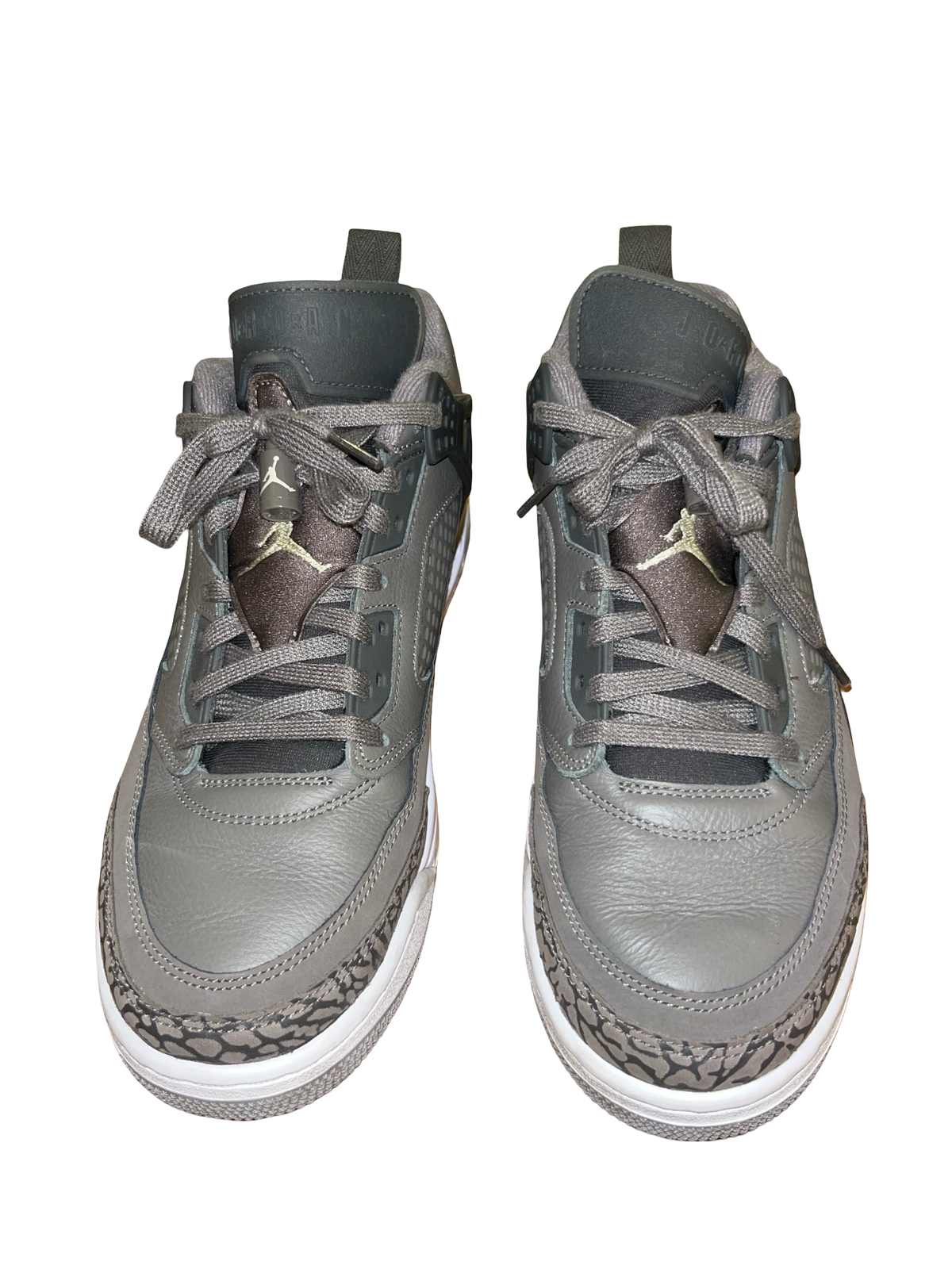 Nike Air Jordan Spizike Low Grey Elephant Print Trainers |UK8