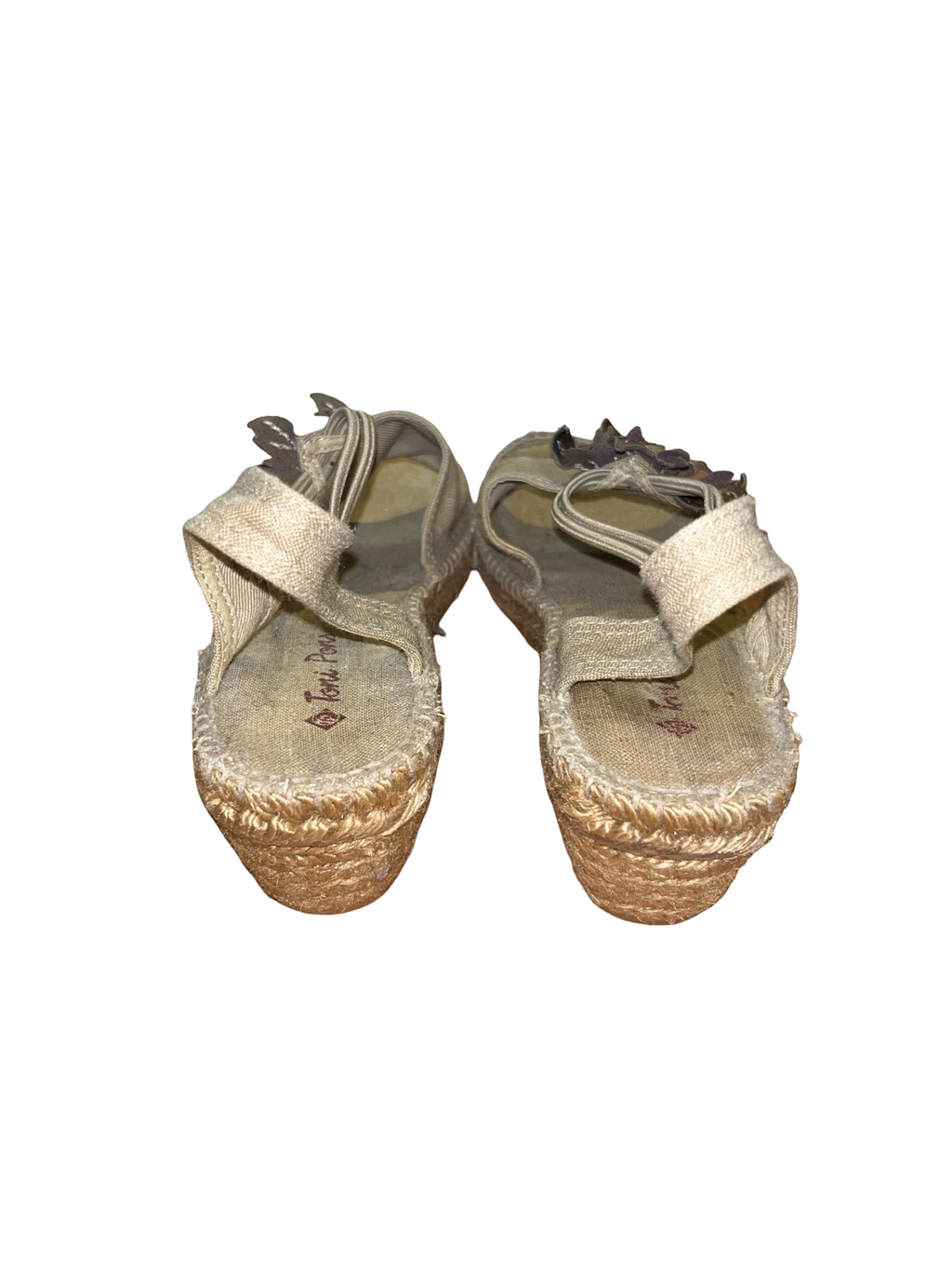 Vintage Toni Pons Floral Espadrille Wedge Sandals uk5 Y2K