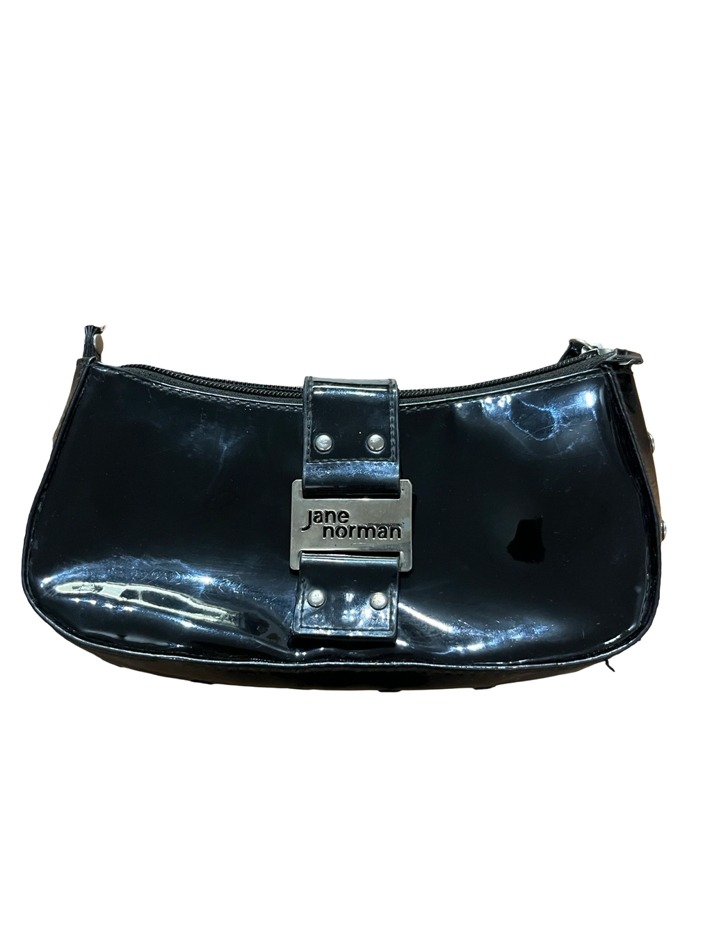 Jane Norman Y2K Black Logo Baguette purse 2000s