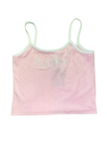 Playboy Pink Velour Cami Top Y2K | UK XS