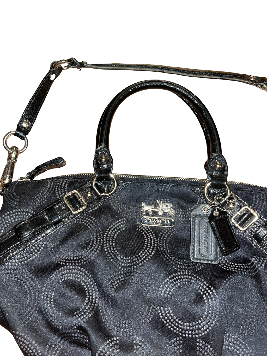 Coach Black Shoulder Bag/Handbag Y2K Style