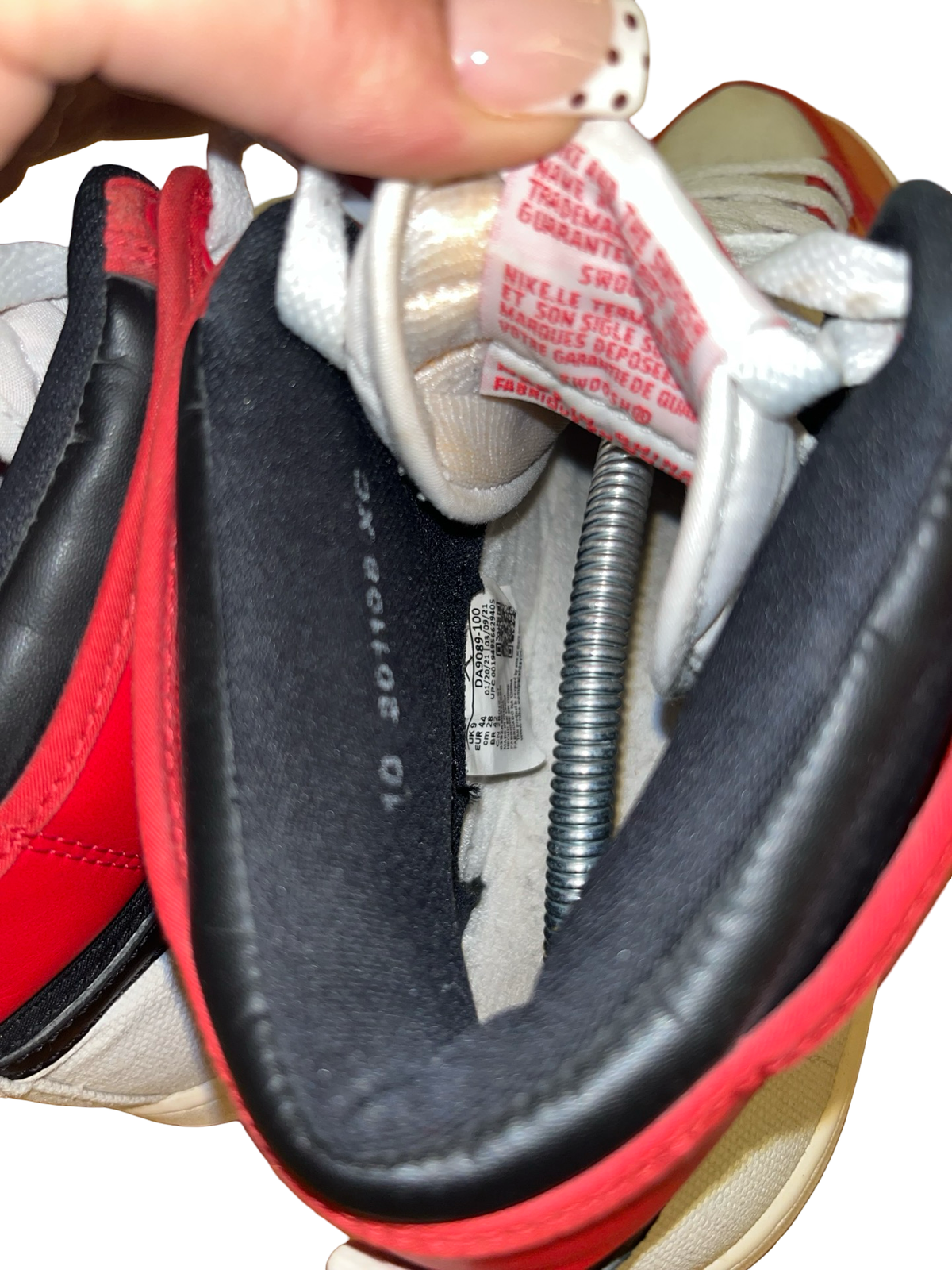 Nike Air Jordan 1 KO High Chicago Trainers | UK 9