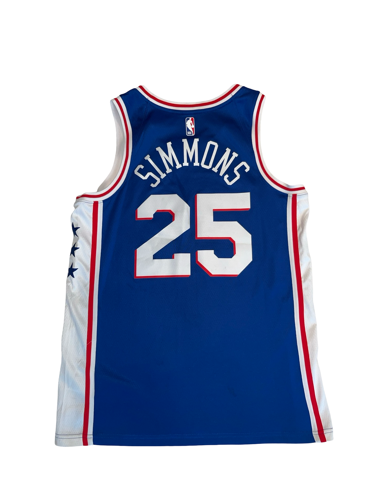 Nike NBA Philadelphia 76ers Ben Simmons #25 Swingman Jersey |Size / L