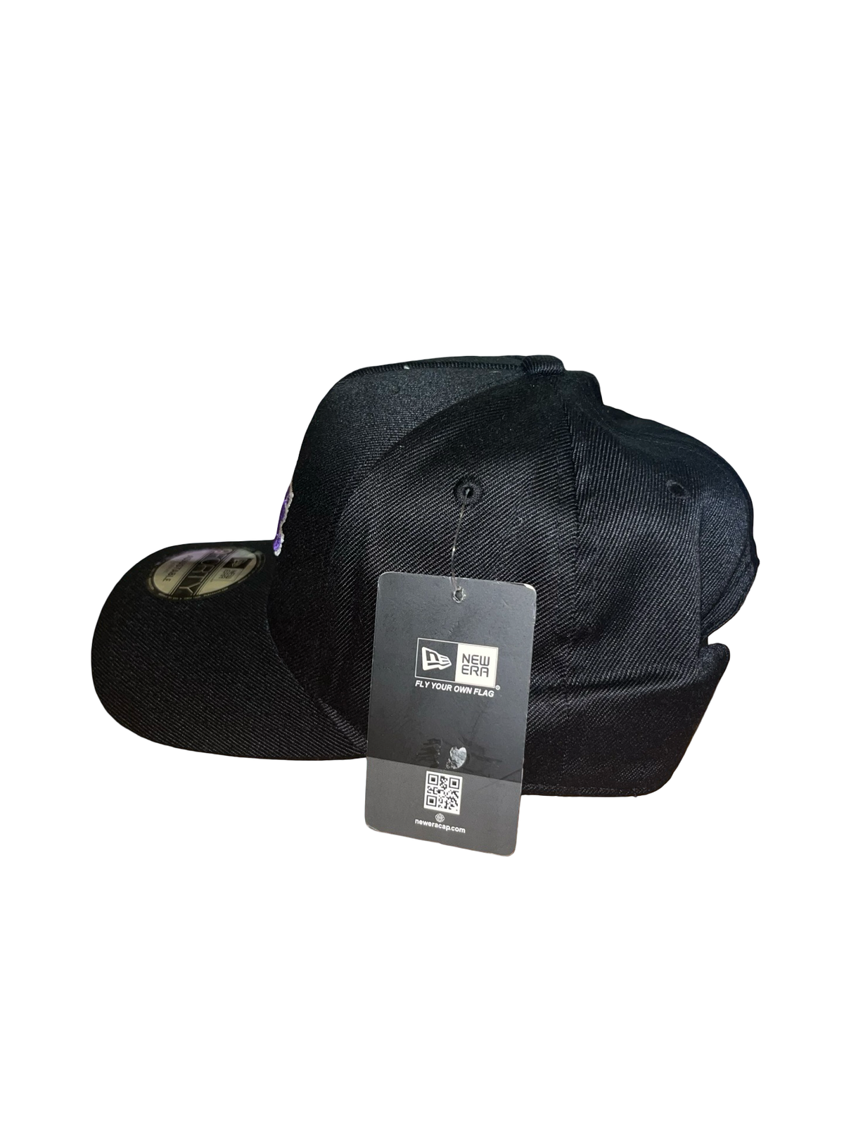 New Era LA Lakers 9FORTY A-Frame Black Adjustable Cap