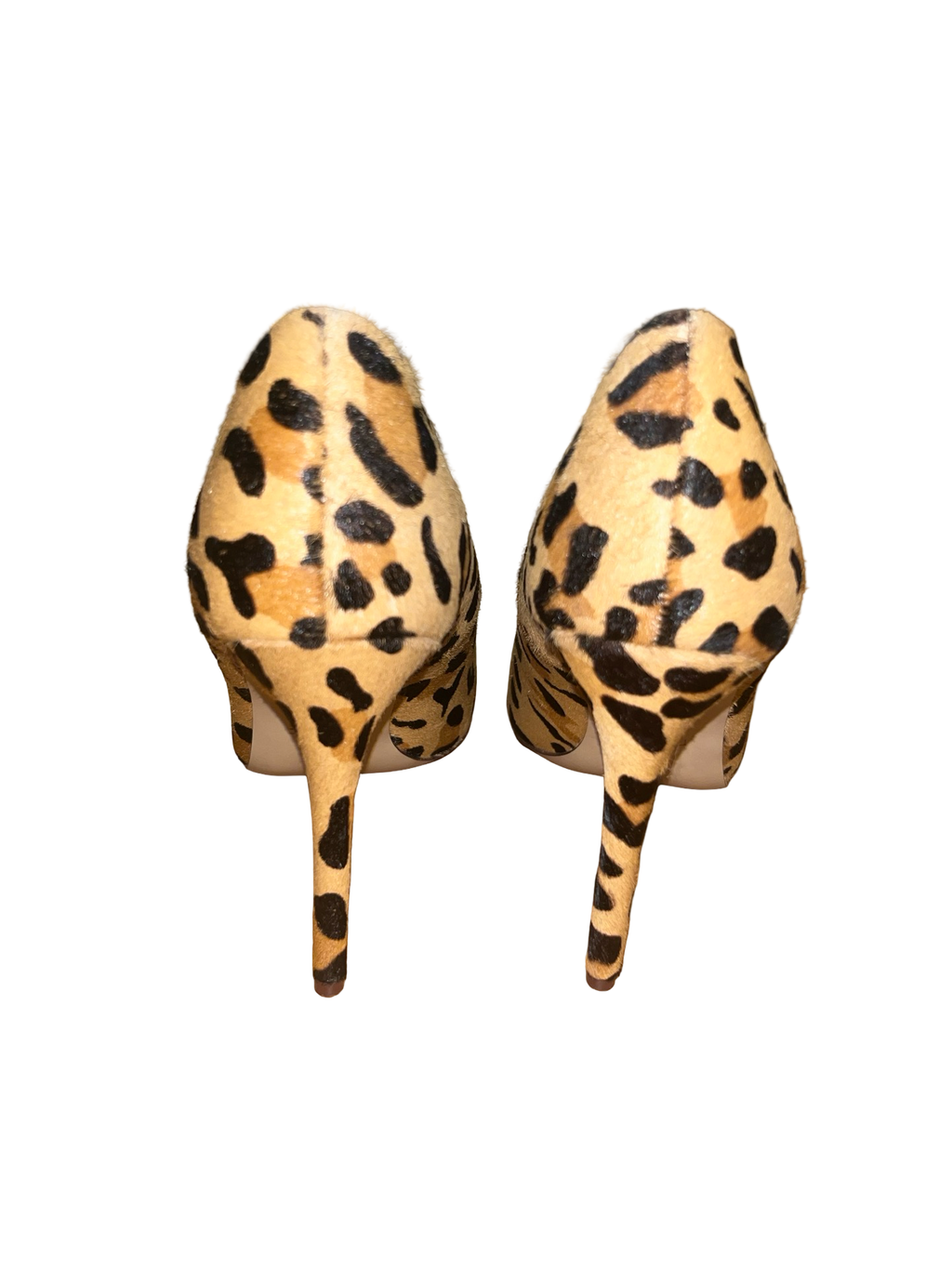 Next Signature Leopard Print Pony Hair Court Heels UK 8