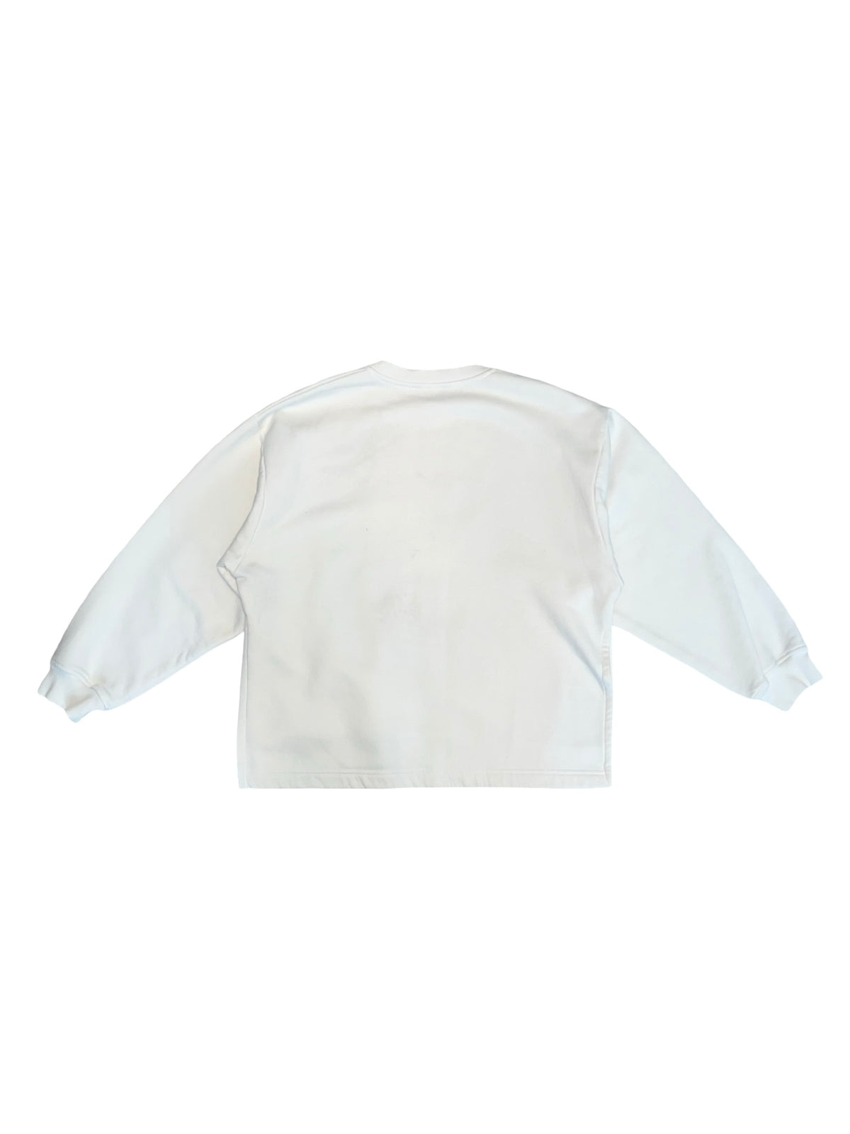 BIBA White Graphic Sweatshirt Black Snake Print Y2K | Uk12