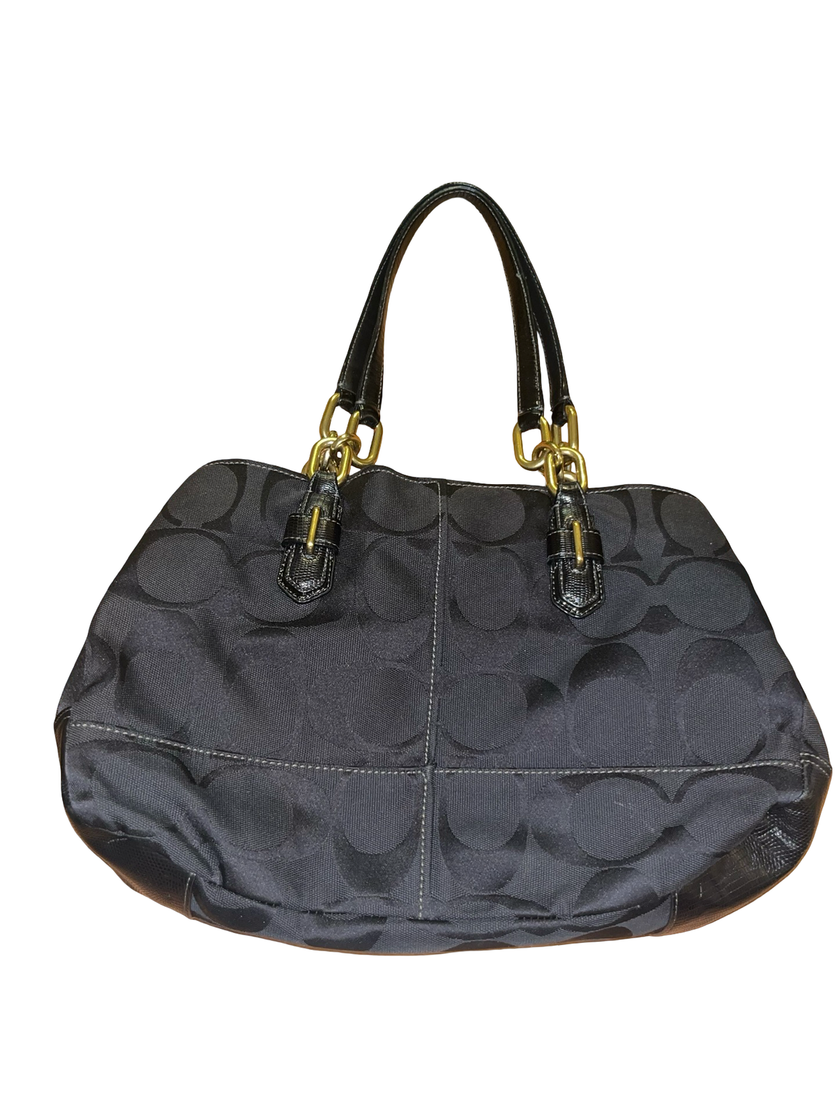 Coach Chelsea Signature Jayden Black Shoulder Bag