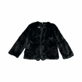 Vintage black coney fur woman’s coat uk16