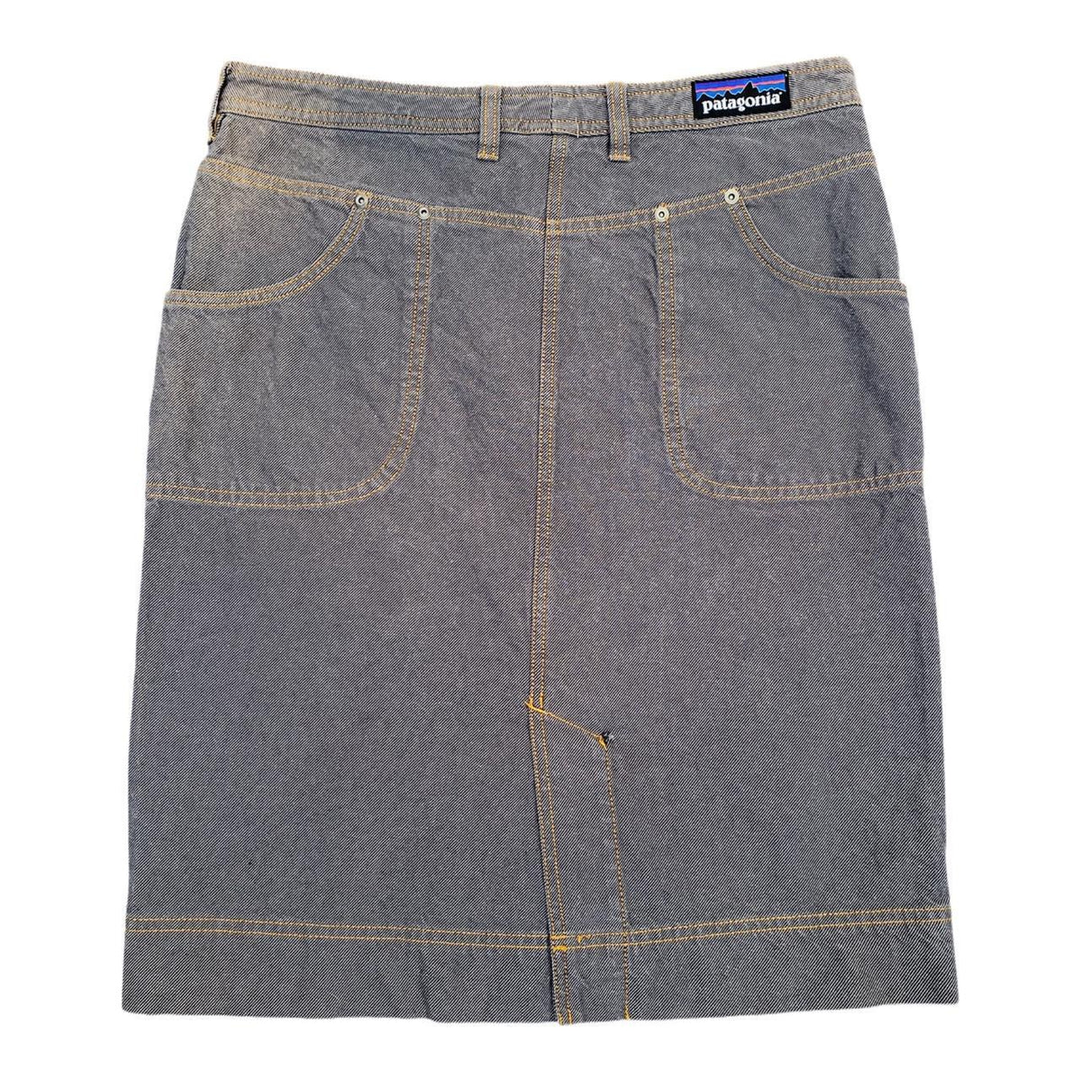 Patagonia women's organic cotton denim skirt uk6
