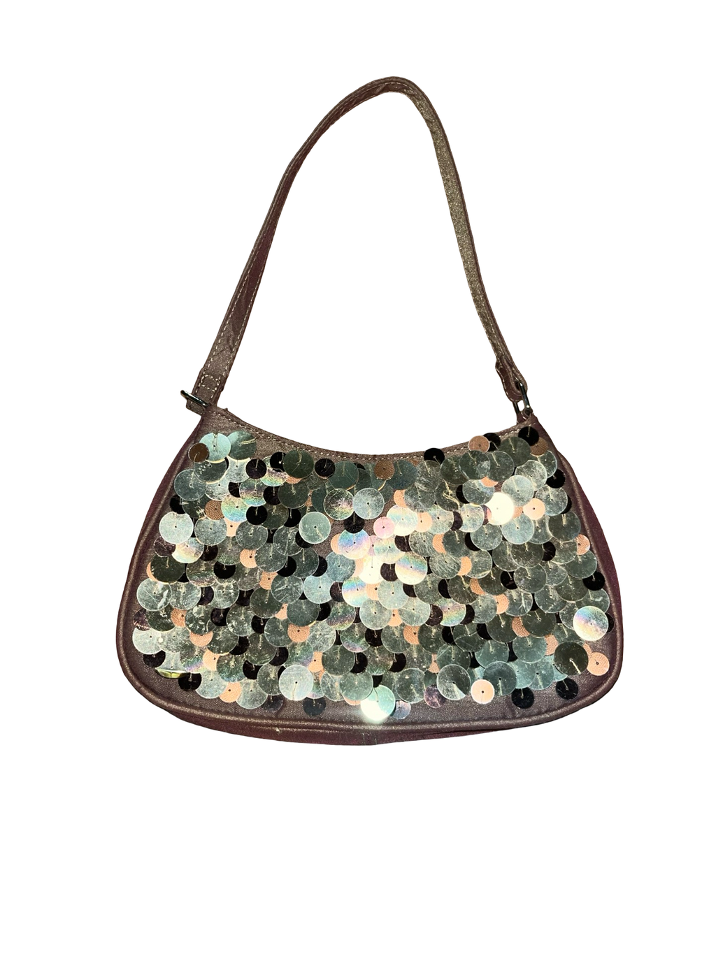 Liz Claiborne Y2K Bronze Sequin Shoulder Bag