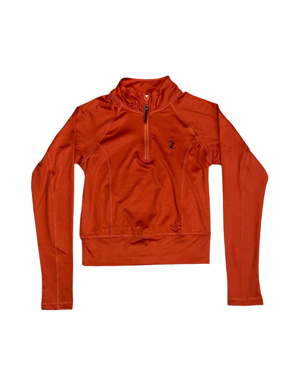 Juicy Couture Sport Orange Quarter Zip Top NWT | Size S
