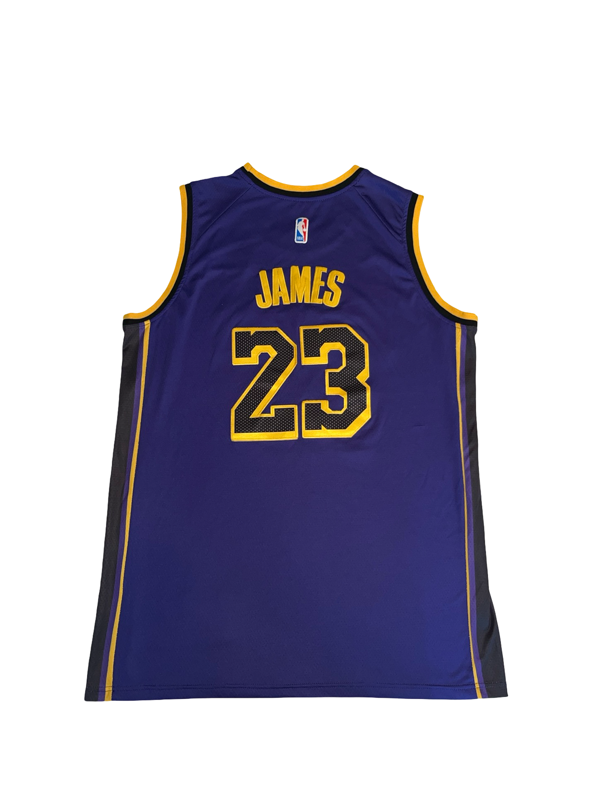 Jordan NBA LA Lakers LeBron James #23 Swingman Jersey Purple| Size XL