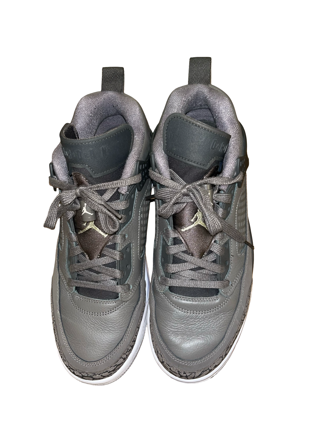 Nike Air Jordan Spizike Low Grey Elephant Print Trainers |UK8