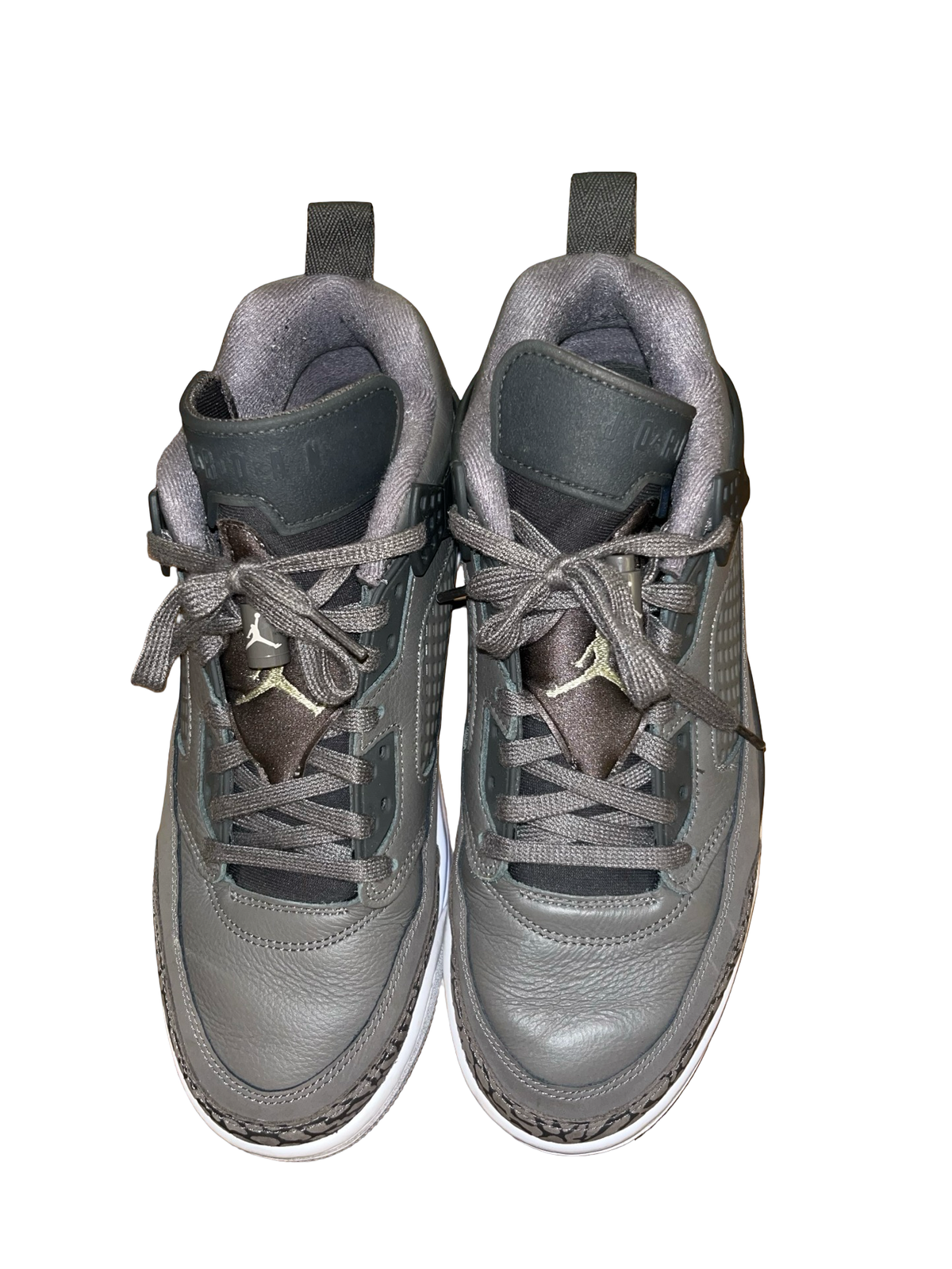 Nike Air Jordan Spizike Low Grey Elephant Print Trainers |UK8