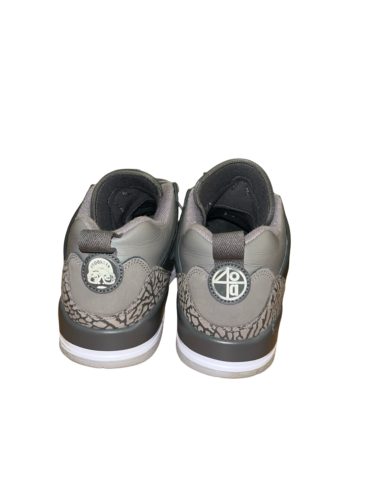 Nike Air Jordan Spizike Low Grey Elephant Print Trainers |UK8