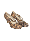 Ravel London Leopard Print Mary Jane Heels UK 6