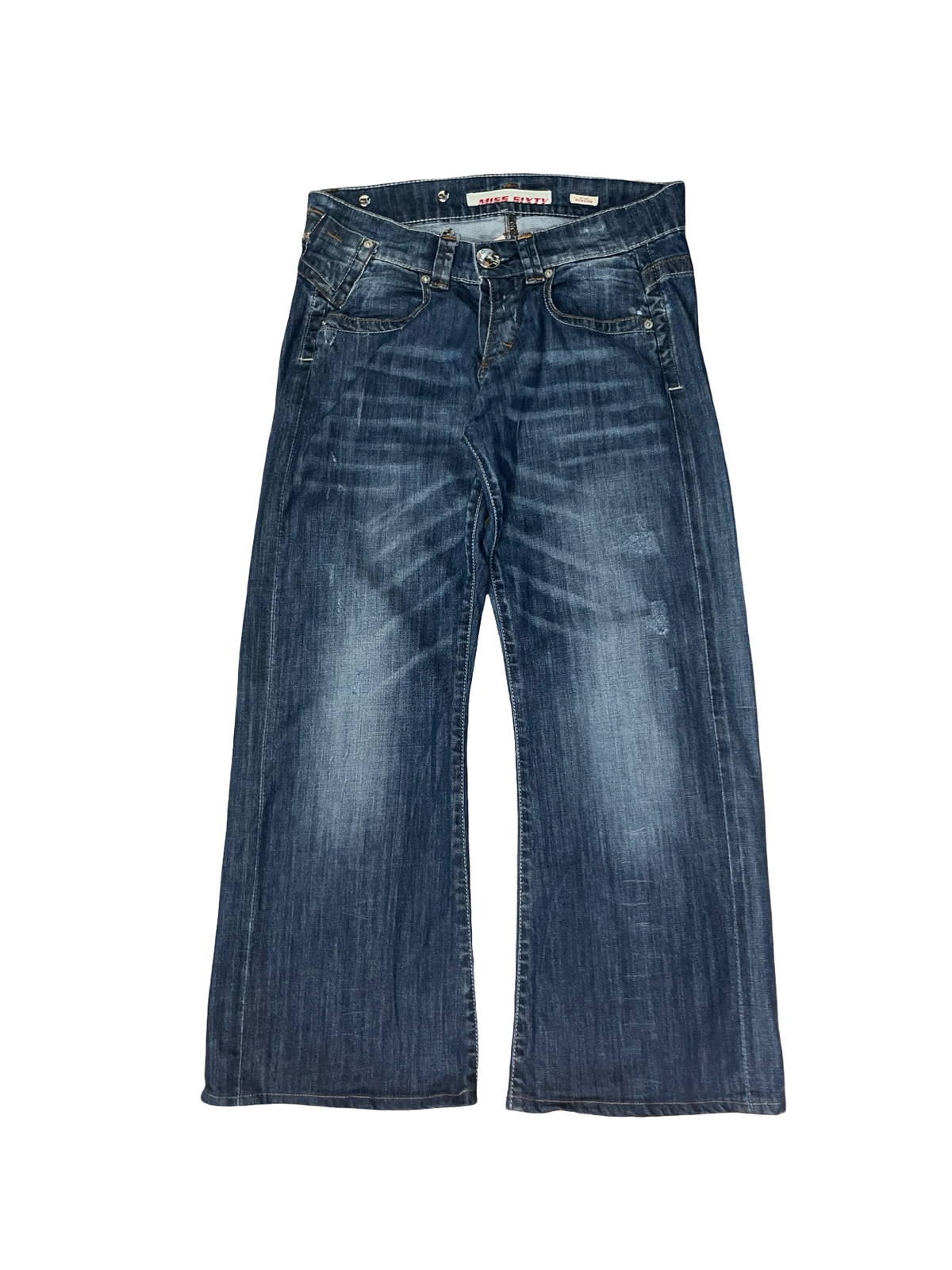 Miss Sixty Vintage Y2K Low Rise Wide Leg Jeans W32/L28