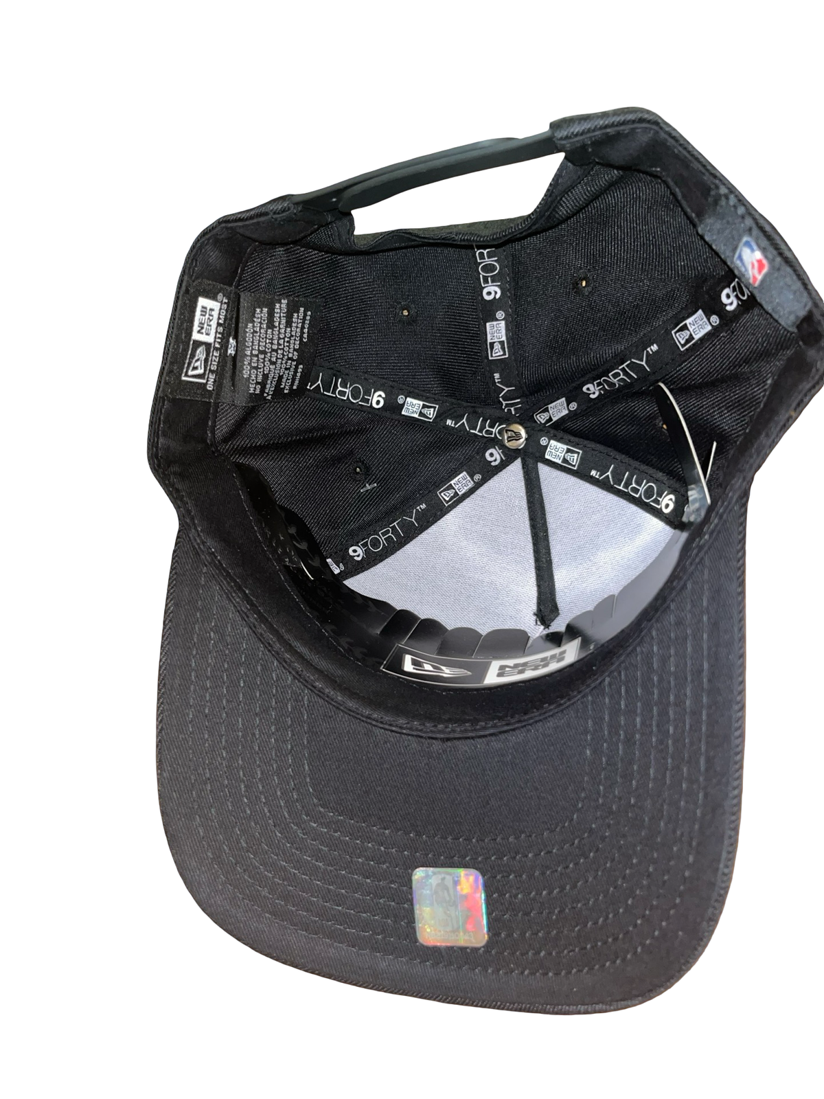 New Era LA Lakers 9FORTY A-Frame Black Adjustable Cap