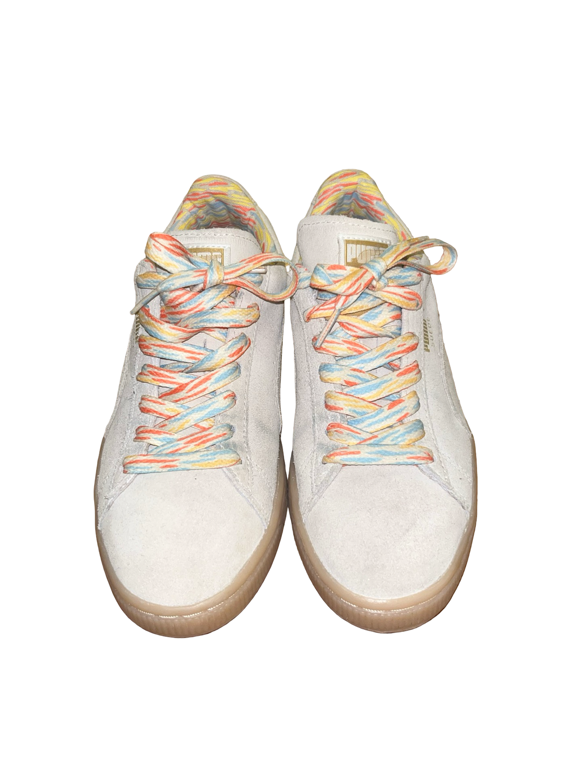 Puma Suede Cream y2k Trainers UK 6