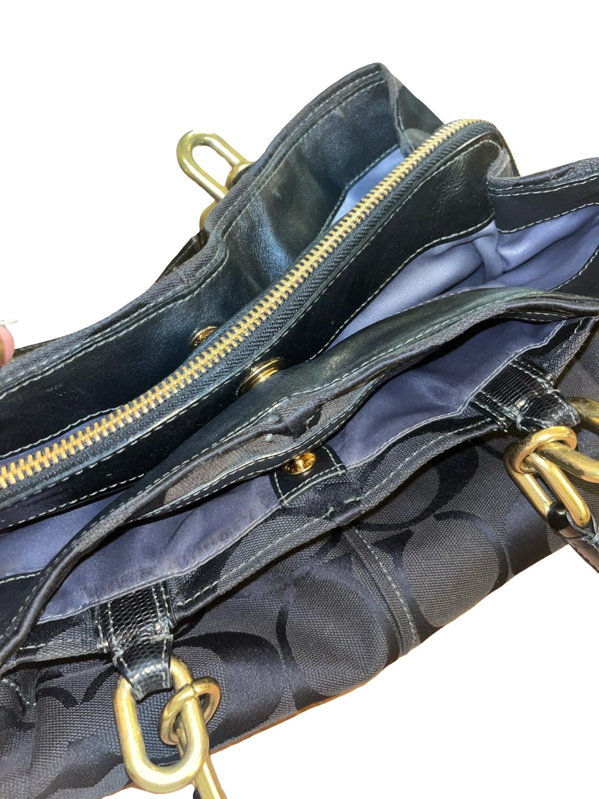 Coach Chelsea Signature Jayden Black Shoulder Bag