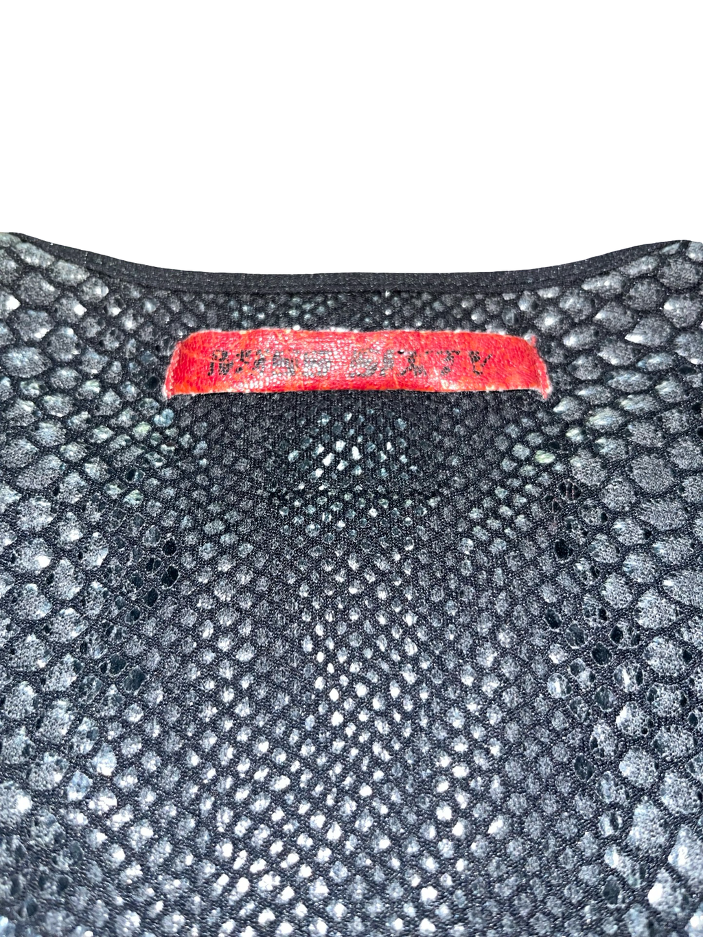 Miss Sixty Vintage Y2K Black Snakeskin Print Sleeveless Top | Size M