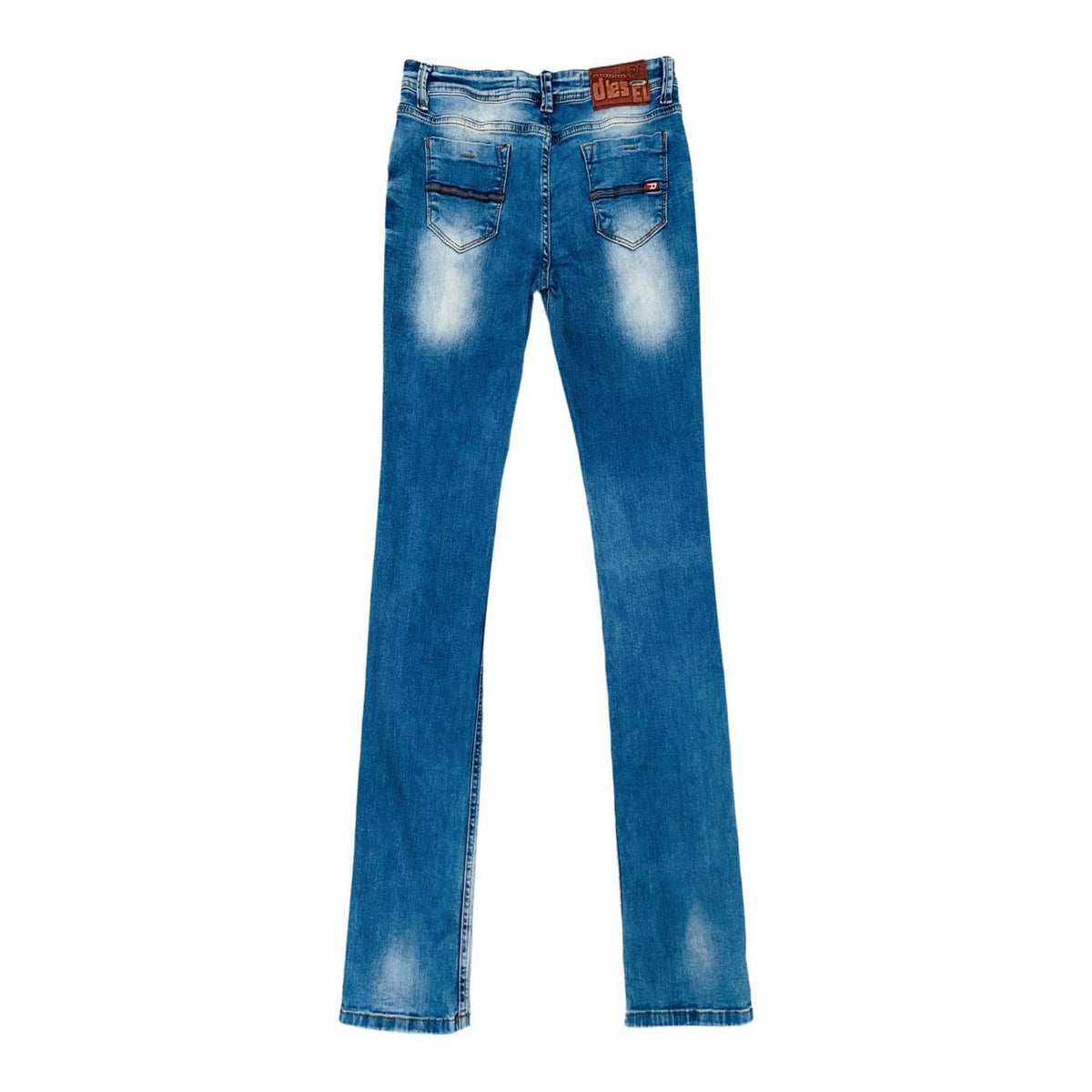 Diesel industry denim division
 y2k ripped straight leg jeans ukS