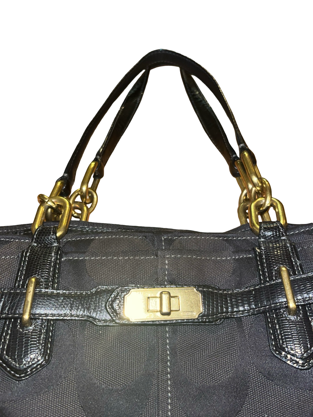 Coach Chelsea Signature Jayden Black Shoulder Bag