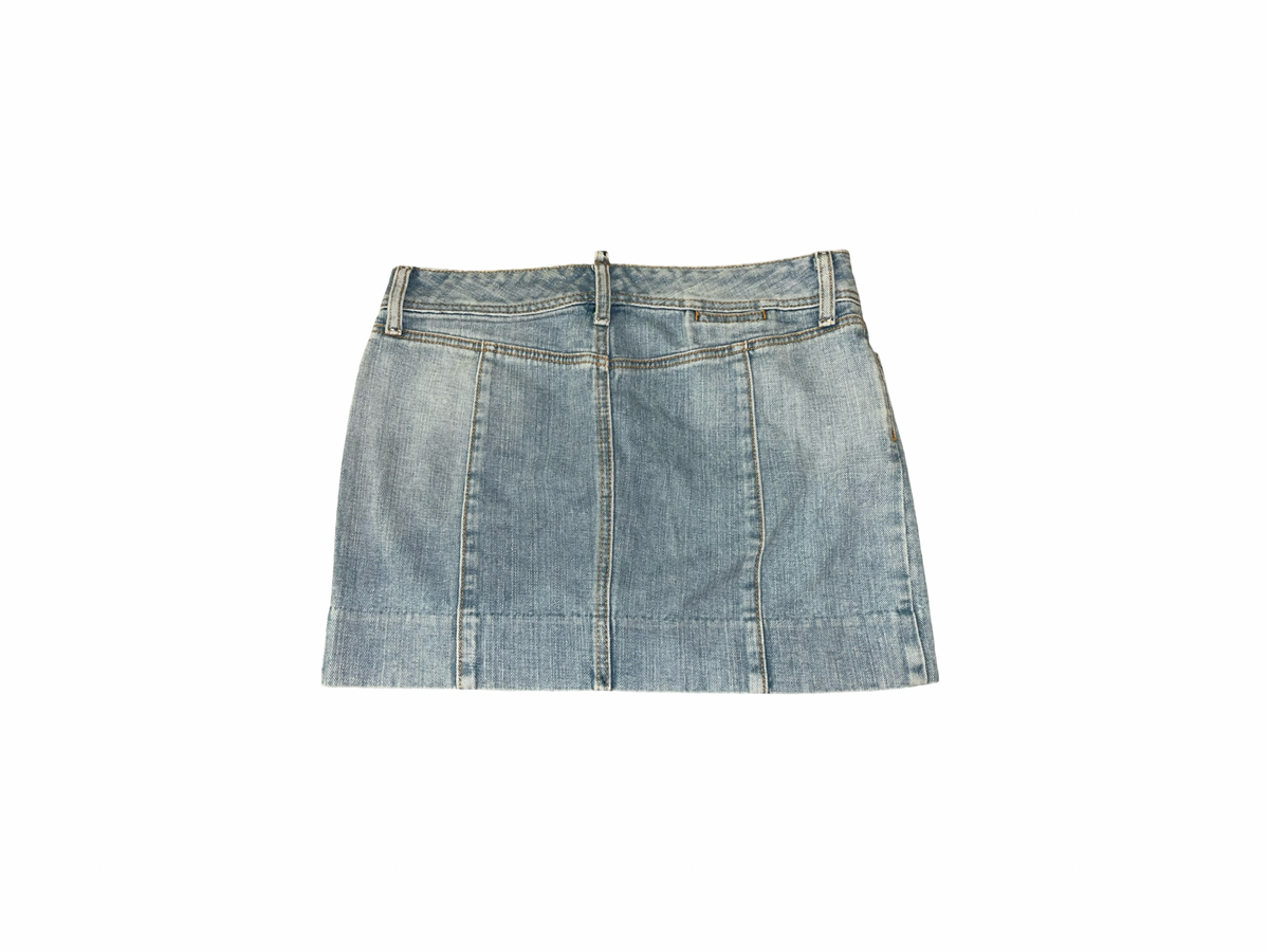 Y2K GAP Jeans Light Wash Denim Mini Skirt | 00s ukM