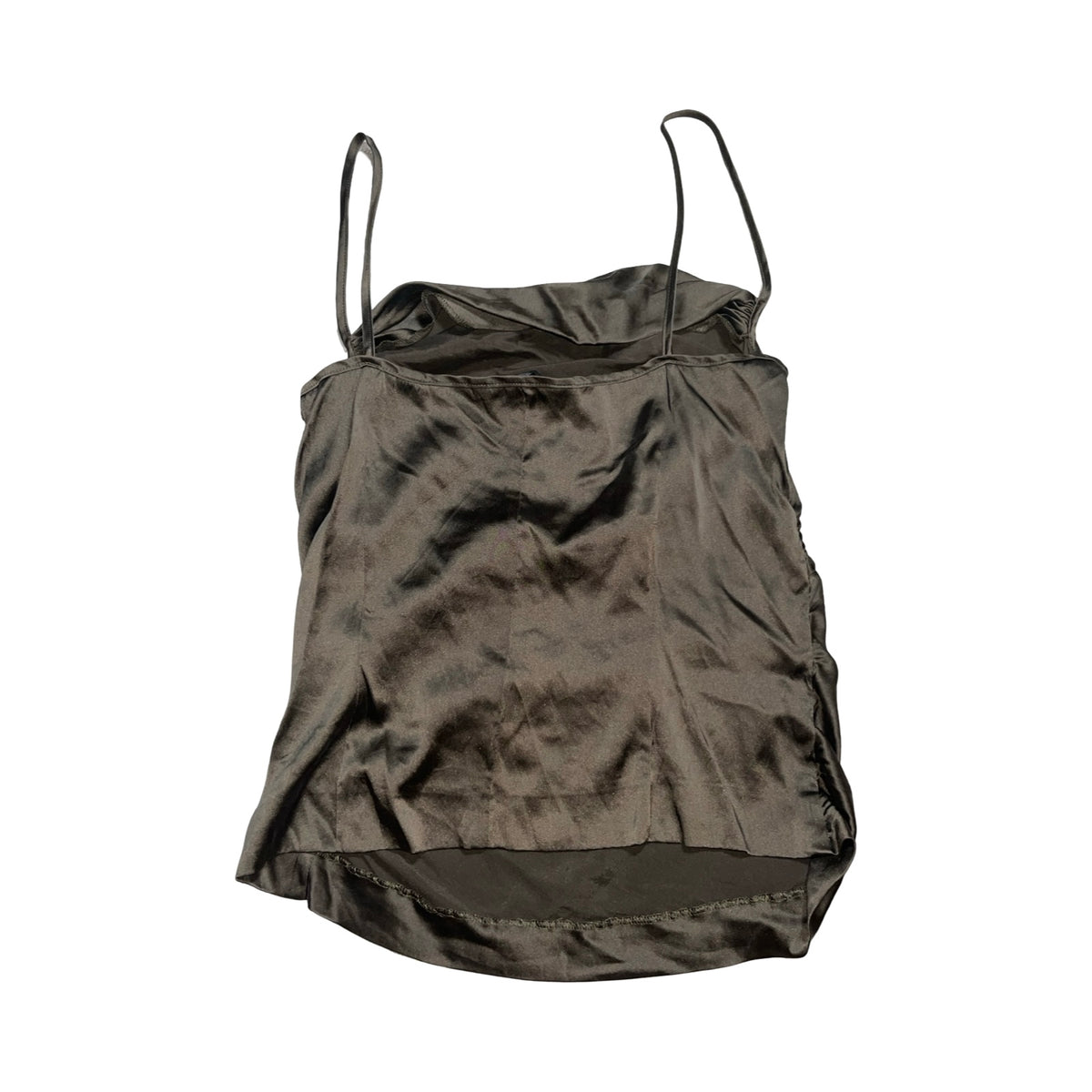 Y2K French Connection Satin Cowl Neck Cami Top UK 12