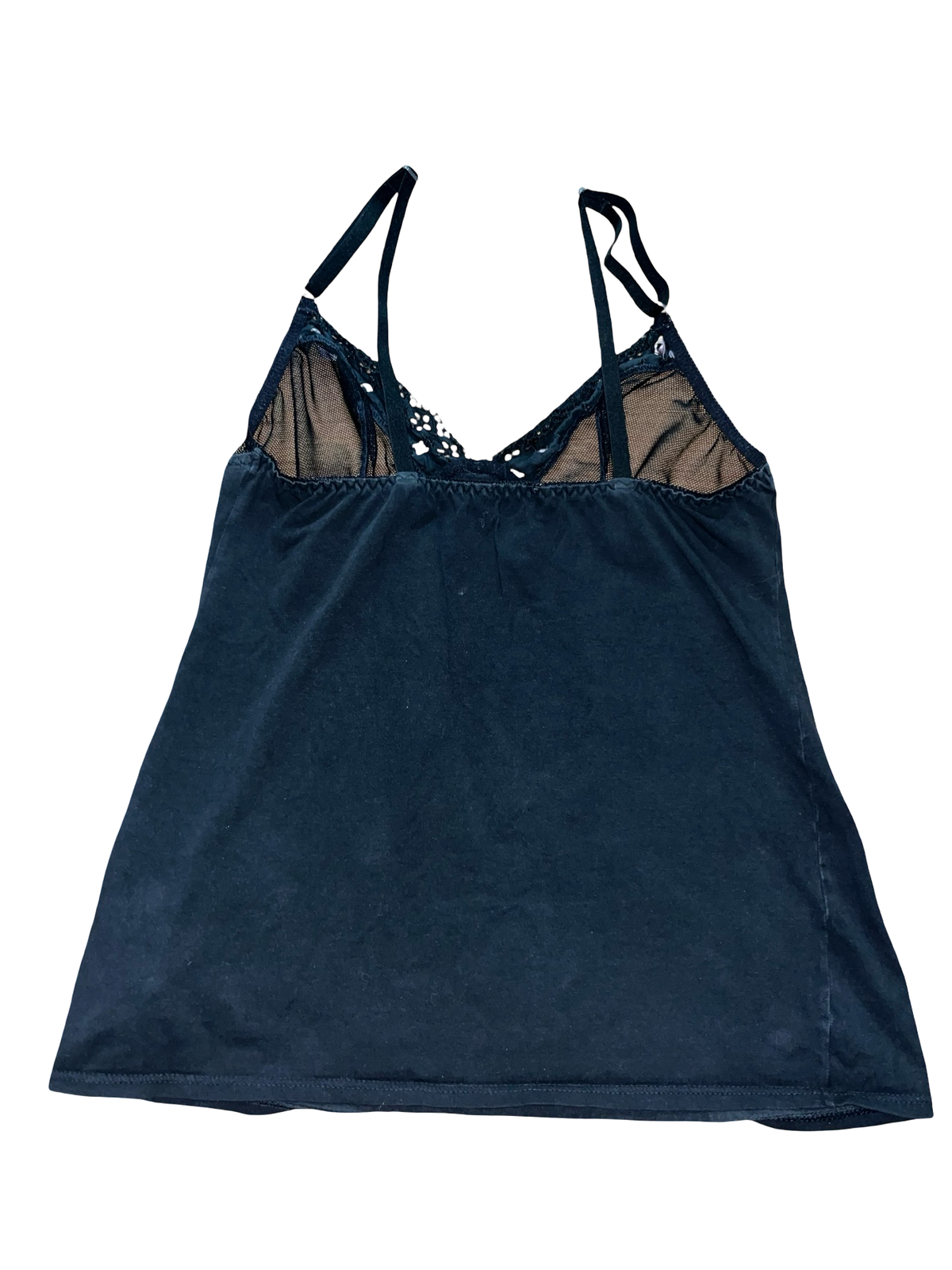 Dolce & Gabbana Underwear Black Lace Cami Top Y2K |ukS