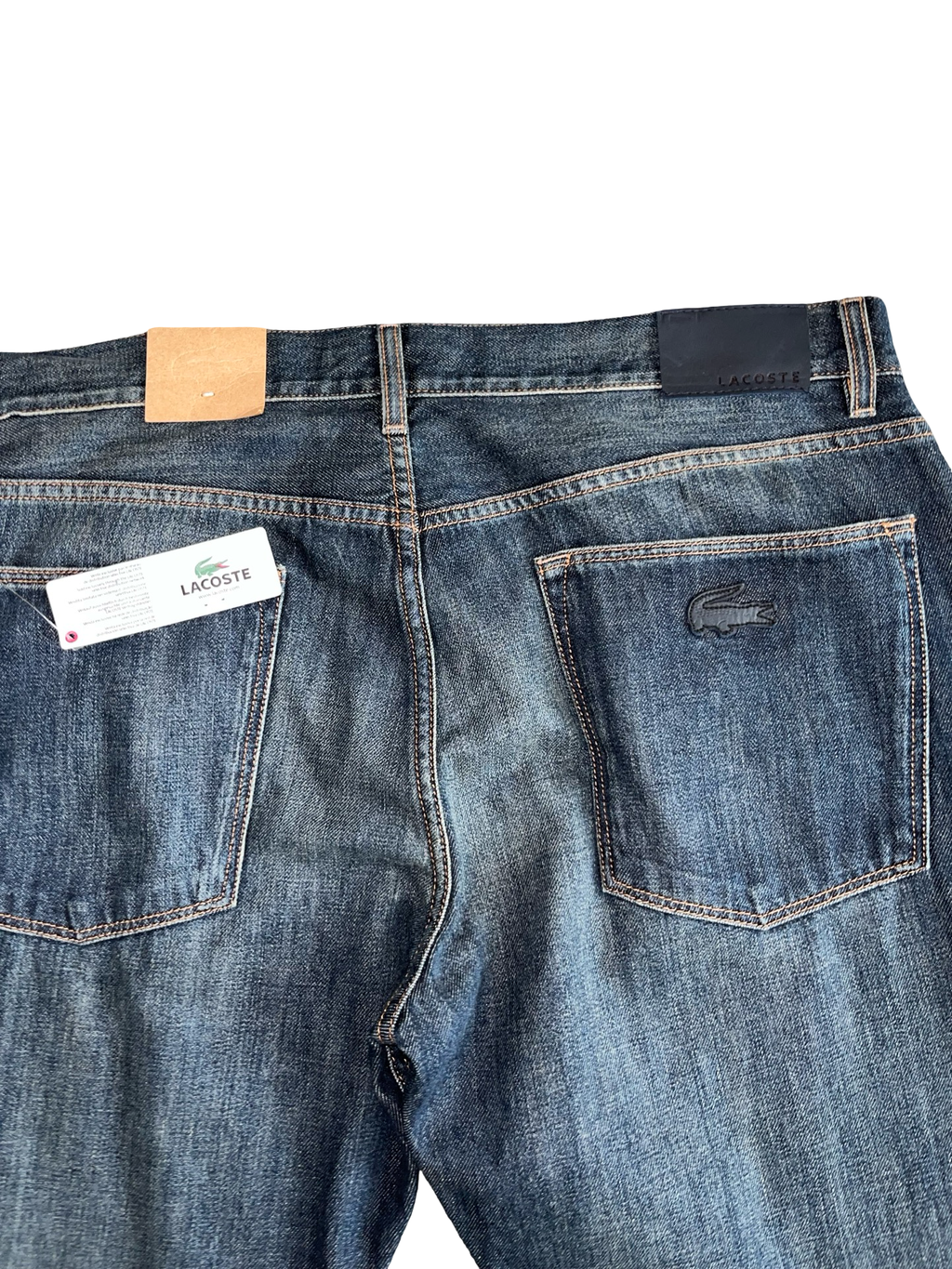 Lacoste Men’s Straight Leg Blue Jeans W38|L32 New With Tags